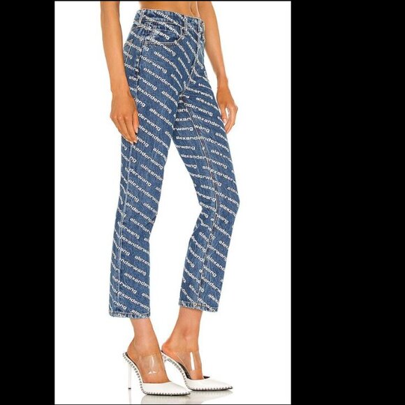 ALEXANDER WANG - Logo'd Jeans - Picture 13 of 16